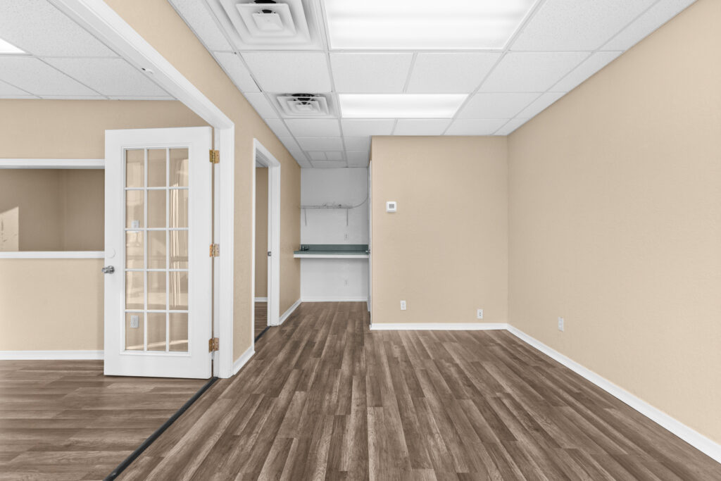 Photo of a commercial space for rent in Merritt Island, Florida at 2460 North Courtenay Parkway in 103 in Merritt Island, Florida. Call Perrone Properties at 321-454-3393 for more information unit 103 at Perrone Plaza.
